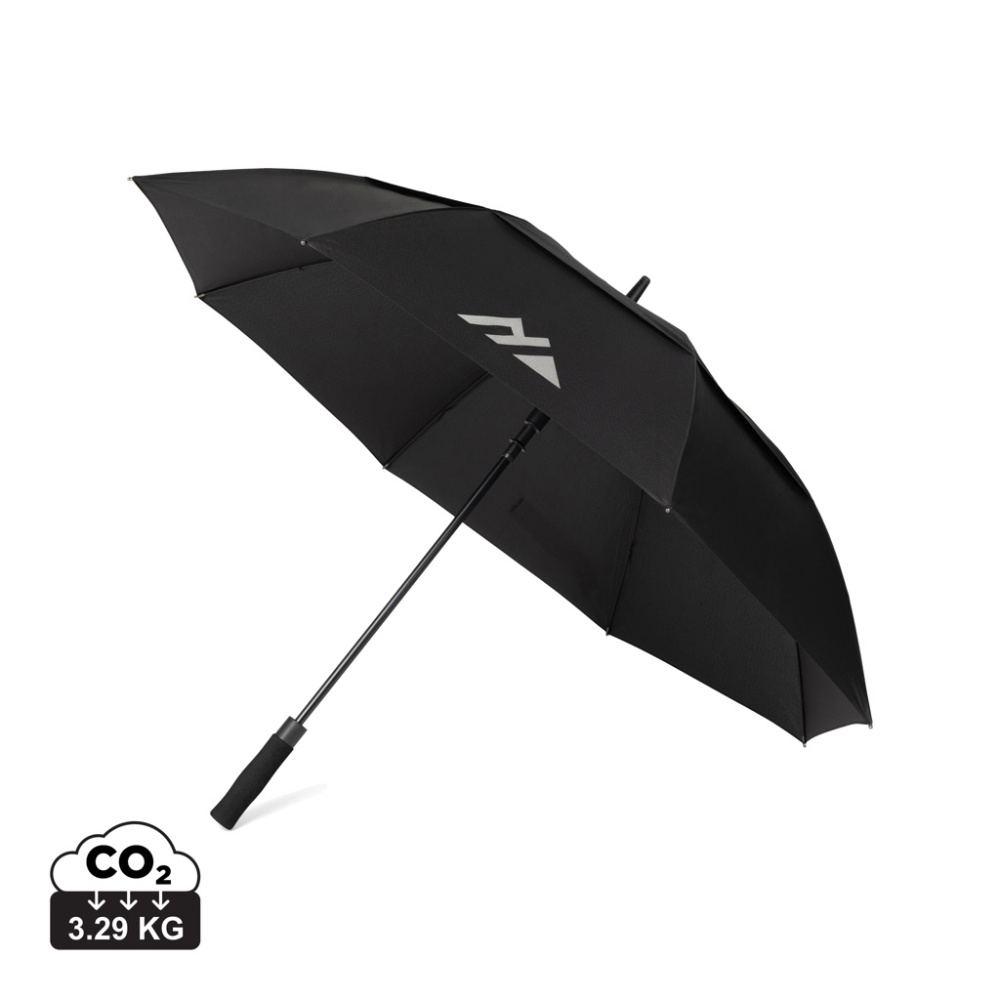 Logotrade Geschäftsgeschenke das Foto: Nordic Drift Trail 27" AWARE™ RPET Sturm-Schirm mit UPF 50+