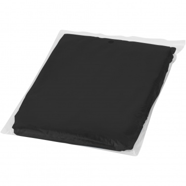 Logo trade promotional item photo of: Ziva disposable rain poncho with storage pouch