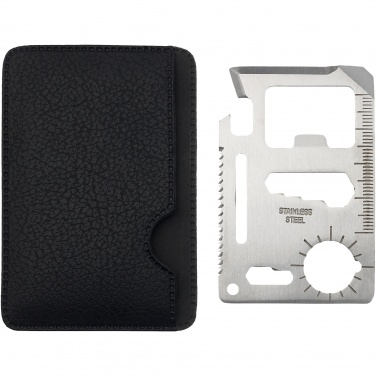 Logo trade promotional merchandise picture of: Saki 15-function pocket tool card