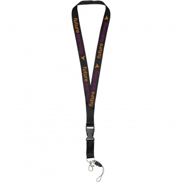 Logo trade promotional gifts image of: Sagan phone holder lanyard with detachable buckle