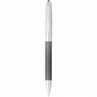 Logotrade promotional item image of: Winona ballpoint pen with carbon fibre details