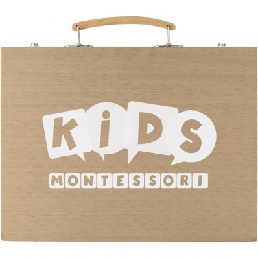Logo trade promotional giveaways image of: Rainbow 67-piece colouring set