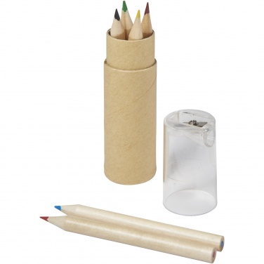Logotrade promotional giveaway picture of: Kram 6-piece coloured pencil set