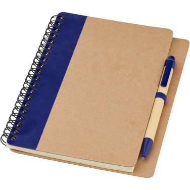 Logotrade promotional item picture of: Priestly recycled notebook with pen