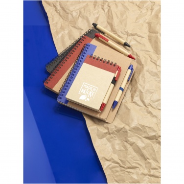 Logotrade promotional item image of: Zuse A7 recycled jotter notepad with pen
