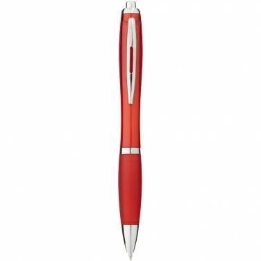 Logotrade business gift image of: Nash ballpoint pen with coloured barrel and grip