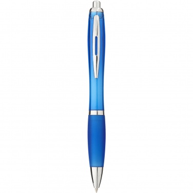 Logotrade advertising product image of: Nash ballpoint pen with coloured barrel and grip