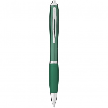 Logotrade promotional products photo of: Nash ballpoint pen with coloured barrel and grip