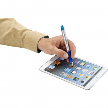 Logo trade corporate gifts image of: Nash stylus ballpoint pen and highlighter