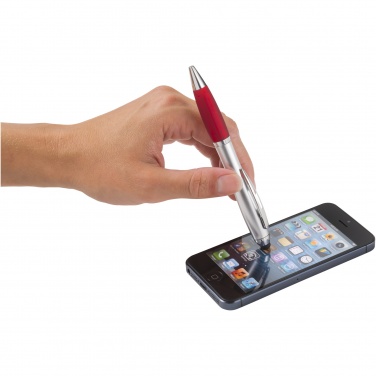 Logotrade promotional giveaways photo of: Nash stylus ballpoint with coloured grip