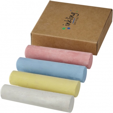 Logo trade corporate gifts picture of: Screech 4-piece chalk set