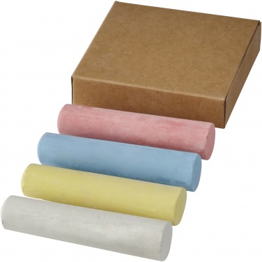 Logotrade corporate gift picture of: Screech 4-piece chalk set