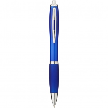 Logo trade promotional giveaways picture of: Nash ballpoint pen coloured barrel and grip