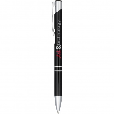 Logotrade promotional item image of: Moneta anodized aluminium click ballpoint pen