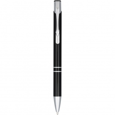 Logo trade promotional items picture of: Moneta anodized aluminium click ballpoint pen