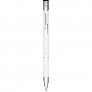 Logo trade promotional items picture of: Moneta anodized aluminium click ballpoint pen