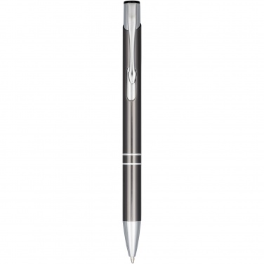 Logo trade advertising products picture of: Moneta anodized aluminium click ballpoint pen