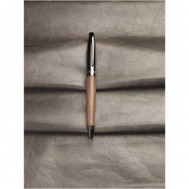Logo trade promotional products picture of: Loure wood barrel ballpoint pen