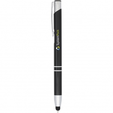 Logotrade promotional merchandise picture of: Moneta anodized aluminium click stylus ballpoint pen