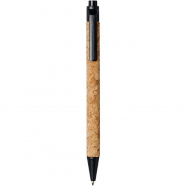 Logo trade promotional items picture of: Midar cork and wheat straw ballpoint pen