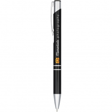 Logotrade promotional product image of: Moneta anodized aluminium click ballpoint pen