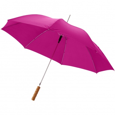 Logo trade promotional product photo of: Lisa 23" auto open umbrella with wooden handle
