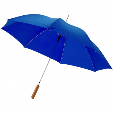 Logo trade business gift photo of: Lisa 23" auto open umbrella with wooden handle