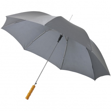 Logo trade advertising product photo of: Lisa 23" auto open umbrella with wooden handle