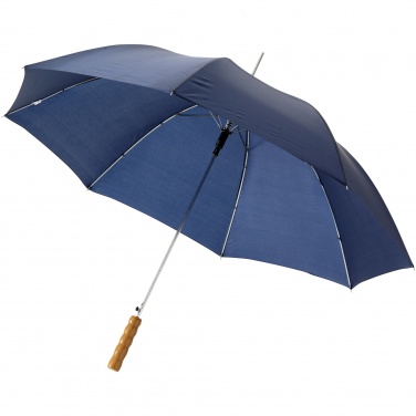 Logo trade promotional gifts image of: Lisa 23" auto open umbrella with wooden handle