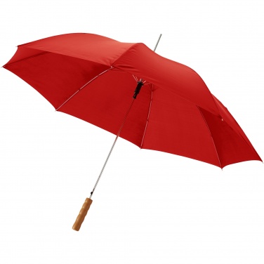 Logo trade corporate gifts image of: Lisa 23" auto open umbrella with wooden handle