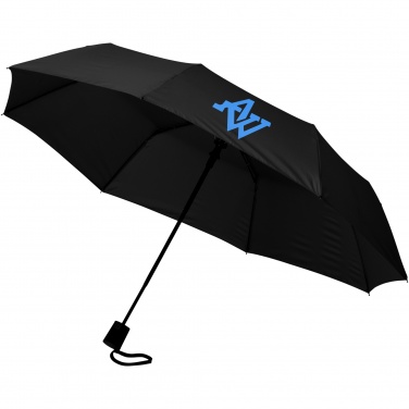 Logo trade corporate gift photo of: Wali 21" foldable auto open umbrella