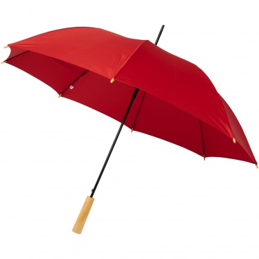 Logo trade corporate gifts image of: Alina 23" auto open recycled PET umbrella