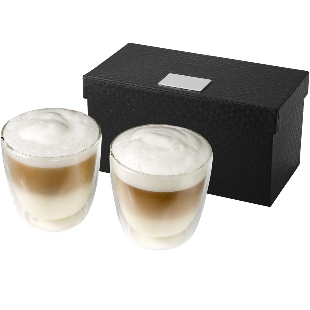 Logotrade promotional gifts photo of: Boda 2-piece glass coffee cup set
