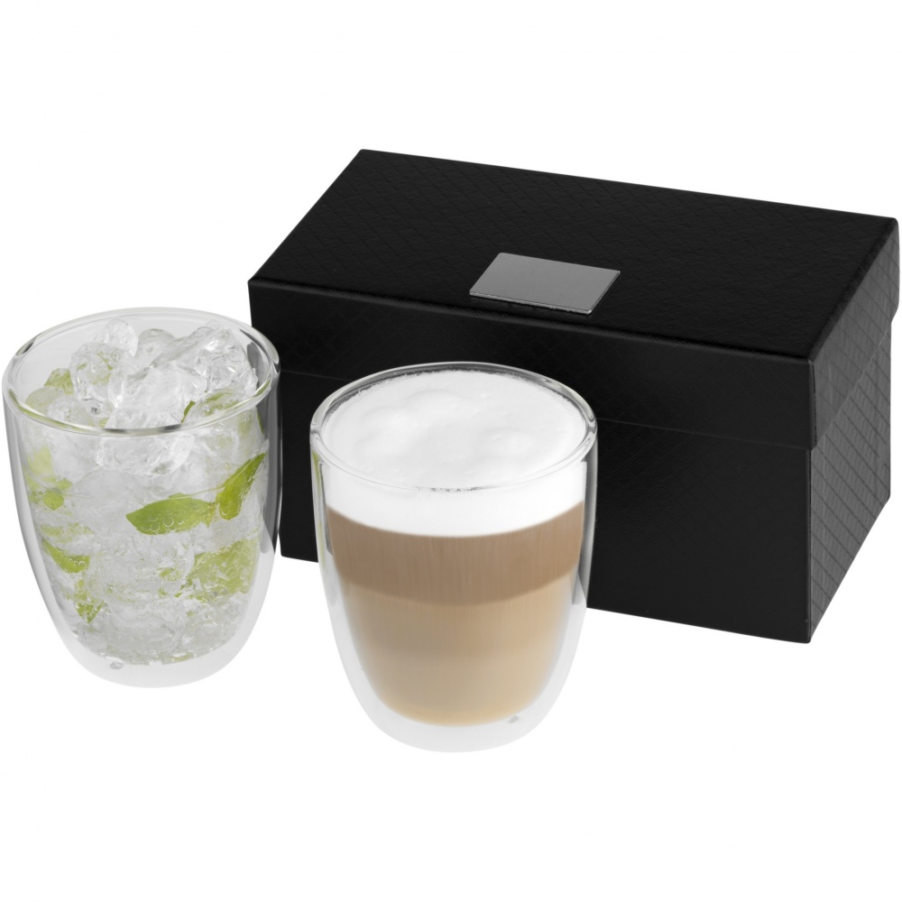 Logo trade corporate gifts picture of: Boda 2-piece glass set