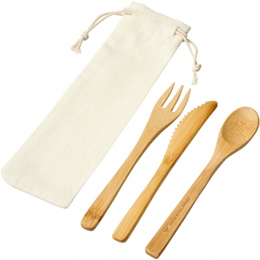 Logotrade corporate gift picture of: Celuk bamboo cutlery set