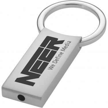 Logo trade promotional giveaways picture of: Omar rectangular keychain
