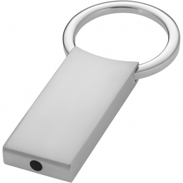 Logo trade promotional merchandise image of: Omar rectangular keychain