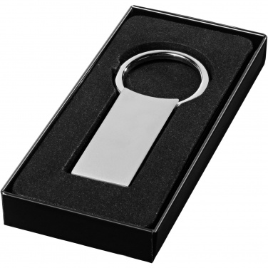 Logo trade promotional gift photo of: Omar rectangular keychain