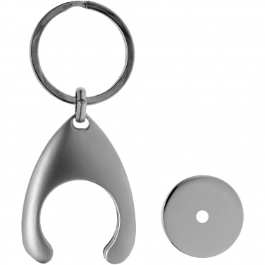 Logotrade promotional products photo of: Trolley coin holder keychain