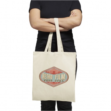 Logotrade promotional item image of: Carolina 100 g/m² cotton tote bag 7L