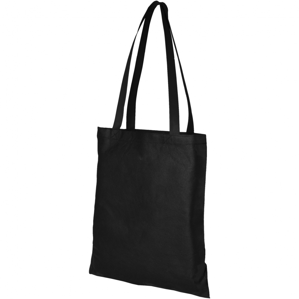 Logo trade promotional merchandise photo of: Zeus large non-woven convention tote bag 6L