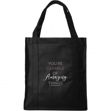 Logo trade promotional giveaway photo of: Liberty bottom board non-woven tote bag 29L