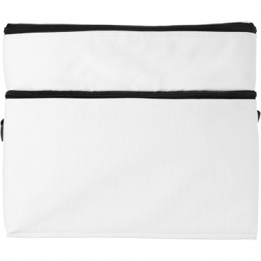 Logo trade advertising product photo of: Oslo 2-zippered compartments cooler bag 13L