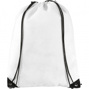 Logo trade corporate gifts image of: Evergreen non-woven drawstring bag 5L