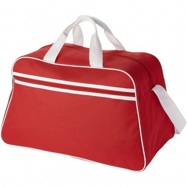 Logo trade promotional items picture of: San Jose 2-stripe sports duffel bag 30L