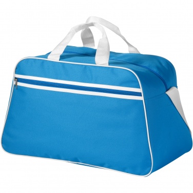 Logotrade corporate gift picture of: San Jose 2-stripe sports duffel bag 30L