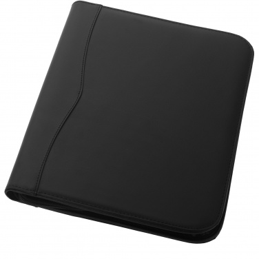 Logo trade promotional giveaways picture of: Ebony A4 zippered portfolio