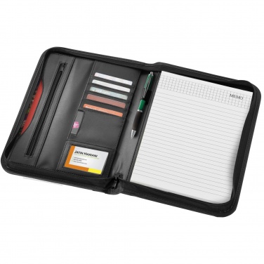 Logotrade business gift image of: Ebony A4 zippered portfolio