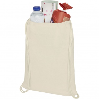 Logotrade corporate gifts photo of: Oregon 100 g/m² cotton drawstring bag 5L