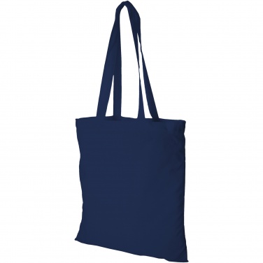 Logo trade business gifts image of: Peru 180 g/m² cotton tote bag 7L